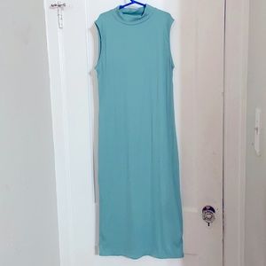 Turquoise MIDI dress